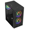 AeroCool Graphite v3 (Graphite-G-BK-v3) ACCM-PB24133.11 Midi Tower korpus, ATX/MicroATX/Mini-ITX, karastatud klaasist külgpaneel, ilma toiteplokita, must