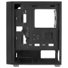 AeroCool Graphite v3 (Graphite-G-BK-v3) ACCM-PB24133.11 Midi Tower korpus, ATX/MicroATX/Mini-ITX, karastatud klaasist külgpaneel, ilma toiteplokita, must