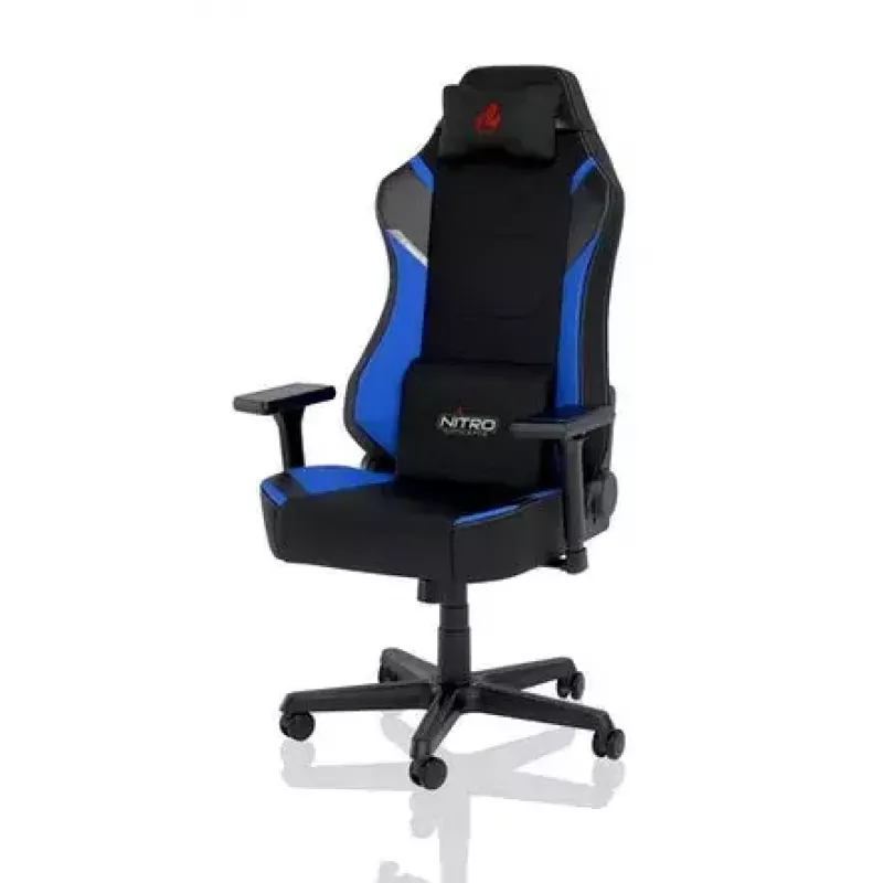 PC mängutool Nitro Concepts X1000 polsterdatud iste Must Sinine 135 kg