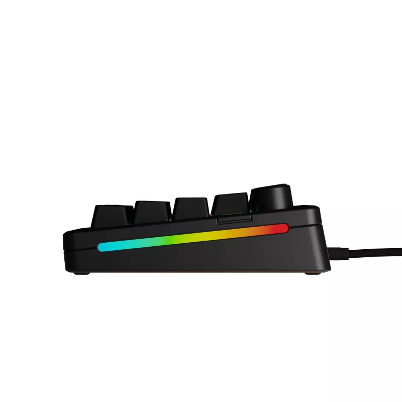 Mehaaniline mänguklaviatuur GLORIOUS GMMK 3 65% juhtmega USB, QWERTY US, RGB, must