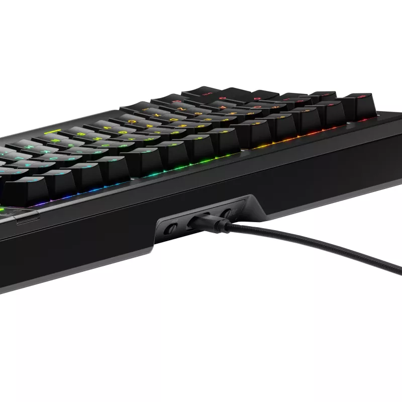 Glorious Gaming GMMK 3 PRO 75% Prebuilt Wired Must - US, juhtmega, USB, mehaaniline, QWERTY, RGB LED, must