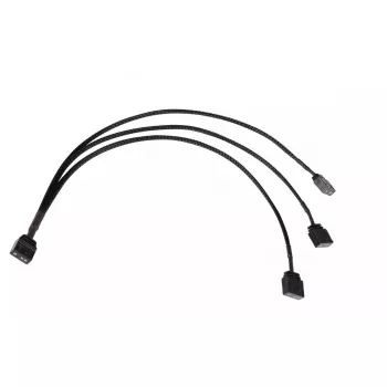 RGB jaoturkaabel Alphacool 18708 5V Must 300mm