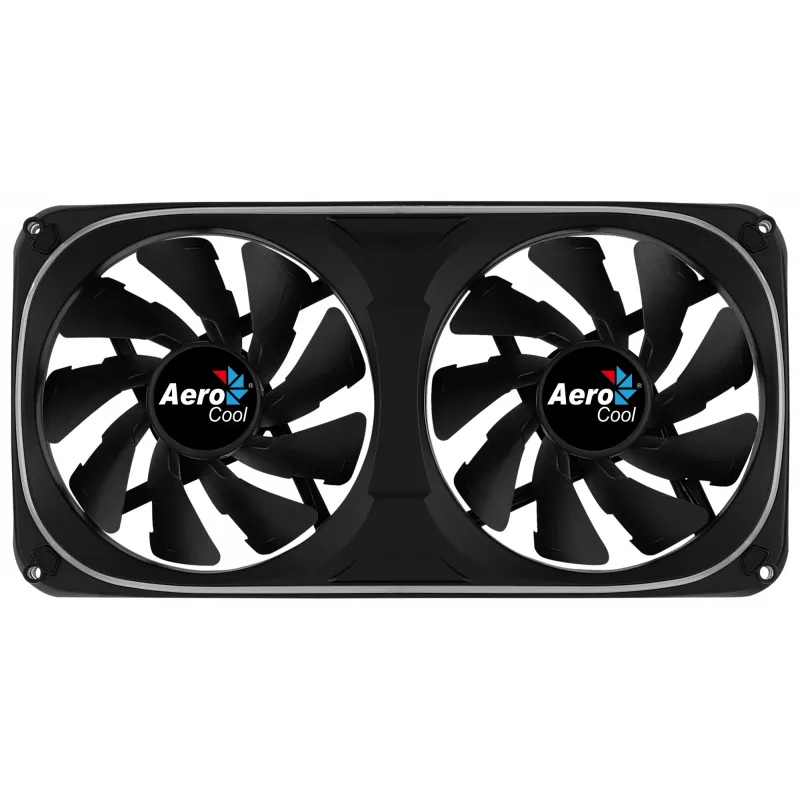 Aerocool ASTRO24 Dual Fan PC 12cm ARGB LED vibratsioonivastane tugi must