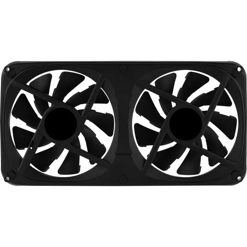 Aerocool ASTRO24 Dual Fan PC 12cm ARGB LED vibratsioonivastane tugi must
