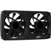 Aerocool ASTRO24 Dual Fan PC 12cm ARGB LED vibratsioonivastane tugi must