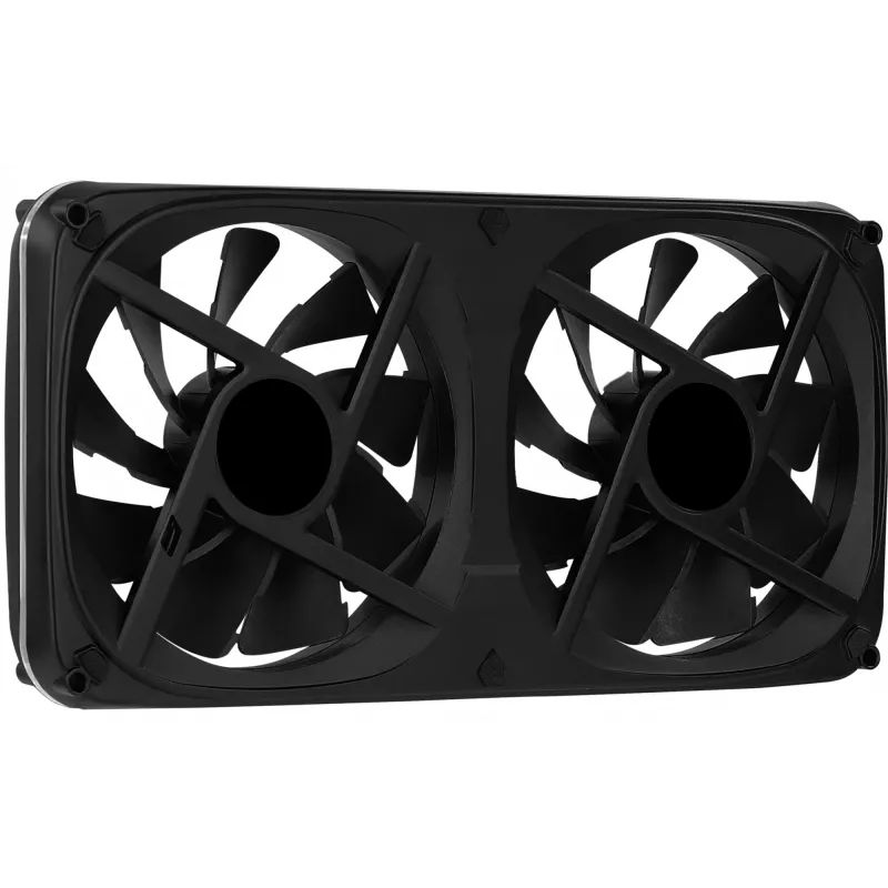Aerocool ASTRO24 Dual Fan PC 12cm ARGB LED vibratsioonivastane tugi must