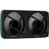 Aerocool ASTRO24 Dual Fan PC 12cm ARGB LED vibratsioonivastane tugi must