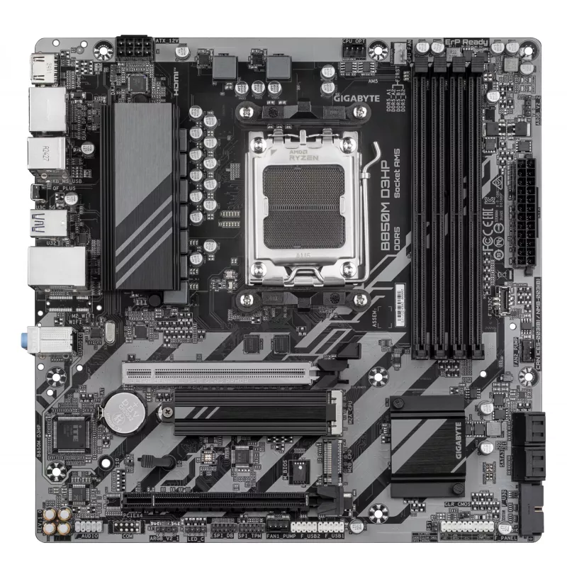 Emaplaat GIGABYTE B850M D3HP, AMD B850, AM5, Micro ATX