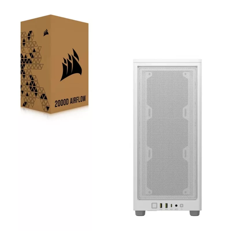 PC Case Corsair 2000D AIRFLOW Small Form Factor Valge
