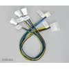 Kaabel Akasa PWM Splitter 4-pin 2-way AK-CB002-KT02 ventilaatori toite ja PWM signaali jaoks