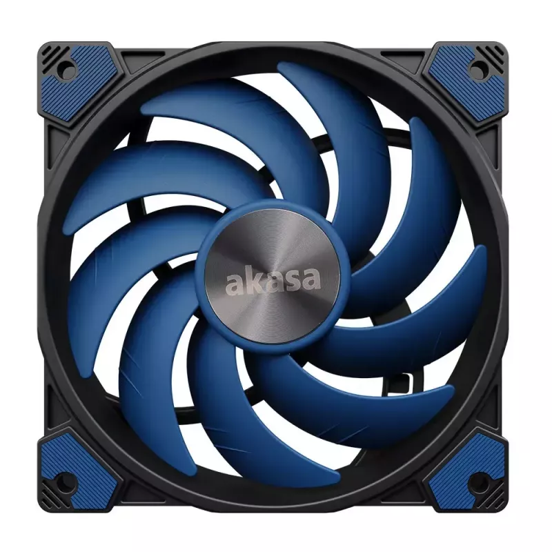 Ventilaator Akasa ALUCIA SC protsessoriventilaator 14 cm must sinine hüdrodünaamiline laager