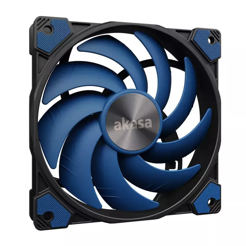 Ventilaator Akasa ALUCIA SC protsessoriventilaator 14 cm must sinine hüdrodünaamiline laager
