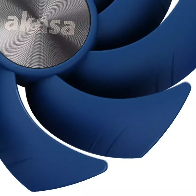 Ventilaator Akasa ALUCIA SC protsessoriventilaator 14 cm must sinine hüdrodünaamiline laager