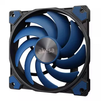 Ventilaator Akasa ALUCIA SC protsessoriventilaator 14 cm must sinine hüdrodünaamiline laager