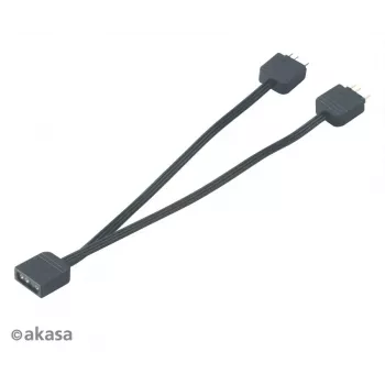 Adresseeritav RGB LED jaotuskaabel Akasa AK-CBLD08-12BK