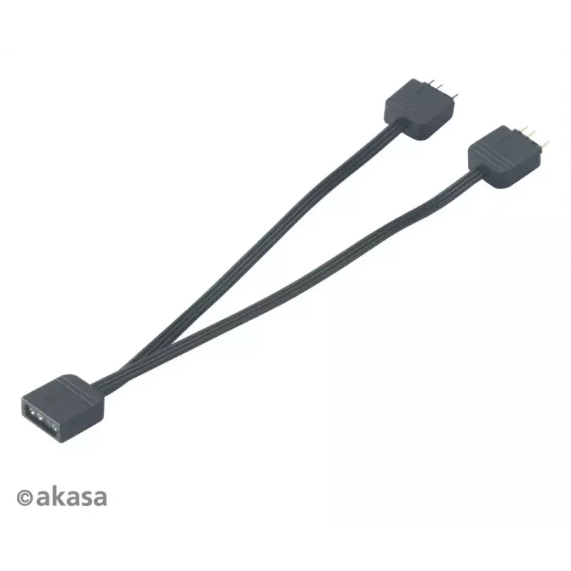 Adresseeritav RGB LED jaotuskaabel Akasa AK-CBLD08-12BK