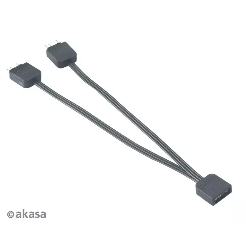Adresseeritav RGB LED jaotuskaabel Akasa AK-CBLD08-12BK