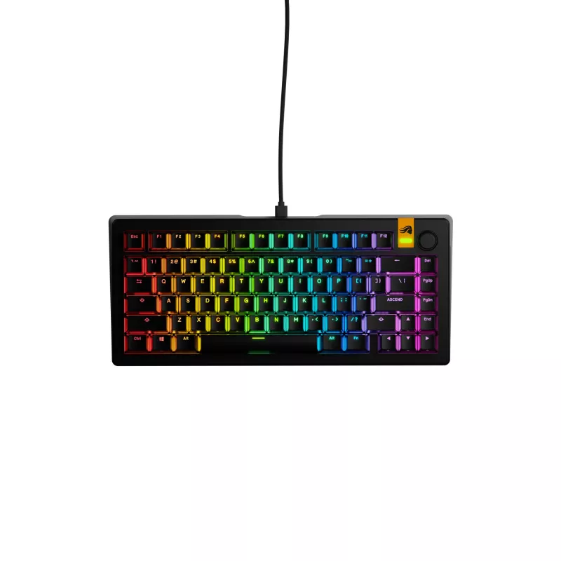 Glorious PC Gaming Race GMMK 3 HE eelmonteeritud klaviatuur 75% mehaaniline RGB must