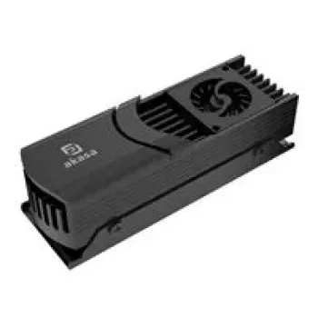 M.2 SSD jahuti Akasa Gecko Pro LX A-M2HS04-BK — Alumiiniumist jahutusprofiil ühepoolsetele M.2 ketastele