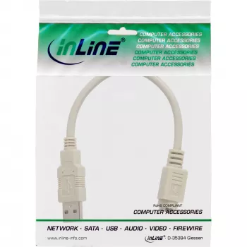 USB adapterkaabel USB tüüp A-pistik / PS/2 emane InLine 33102