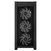 PC-korpus ASUS TUF Gaming GT302 ARGB Midi Tower must — karastatud klaas, 3x140 mm ees + 1x140 mm taga, USB-C