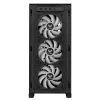 PC-korpus ASUS TUF Gaming GT302 ARGB Midi Tower must — karastatud klaas, 3x140 mm ees + 1x140 mm taga, USB-C