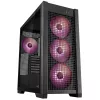 PC-korpus ASUS TUF Gaming GT302 ARGB Midi Tower must — karastatud klaas, 3x140 mm ees + 1x140 mm taga, USB-C