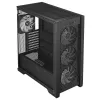 PC-korpus ASUS TUF Gaming GT302 ARGB Midi Tower must — karastatud klaas, 3x140 mm ees + 1x140 mm taga, USB-C