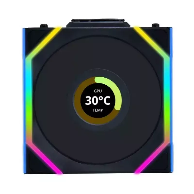 Lian Li UNI FAN SL Wireless LCD 120 12 cm Must 29,5 dB 50,08 cfm