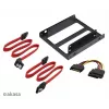 2,5-tolline SSD- ja HDD-adapter Akasa AK-HDA-11 koos SATA-kaabliga 2,5-tolliste draivide jaoks