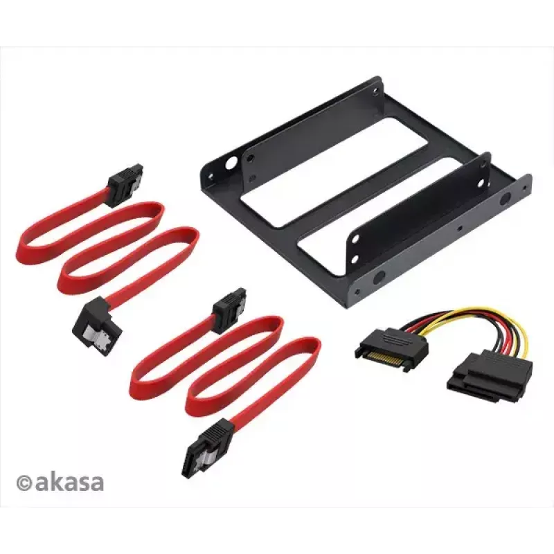 2,5-tolline SSD- ja HDD-adapter Akasa AK-HDA-11 koos SATA-kaabliga 2,5-tolliste draivide jaoks