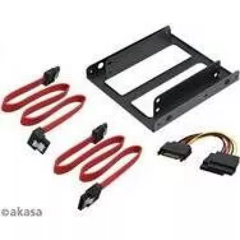 2,5-tolline SSD- ja HDD-adapter Akasa AK-HDA-11 koos SATA-kaabliga 2,5-tolliste draivide jaoks