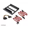 2,5-tolline SSD- ja HDD-adapter Akasa AK-HDA-11 koos SATA-kaabliga 2,5-tolliste draivide jaoks