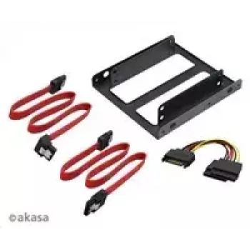 2,5-tolline SSD- ja HDD-adapter Akasa AK-HDA-11 koos SATA-kaabliga 2,5-tolliste draivide jaoks