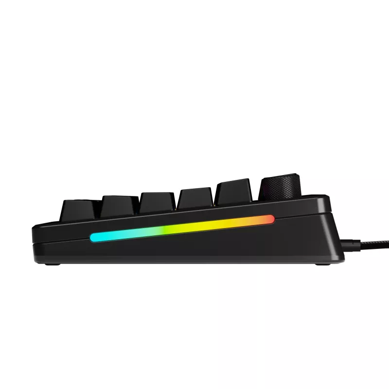 Mehaaniline mänguriklaviatuur GLORIOUS GMMK 3 PRO HE 75% juhtmega USB, QWERTY, RGB, must