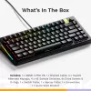 Mehaaniline mänguriklaviatuur GLORIOUS GMMK 3 PRO HE 75% juhtmega USB, QWERTY, RGB, must
