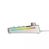 Mehaaniline klaviatuur GLORIOUS GMMK 3 PRO 65% Barebones Wired Silver — 65% USB RGB, 2 m kaabel