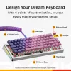 Mehaaniline klaviatuur GLORIOUS GMMK 3 PRO 65% Barebones Wired Silver — 65% USB RGB, 2 m kaabel
