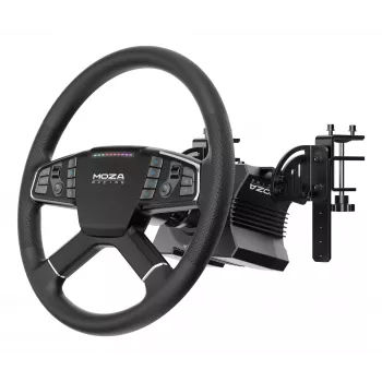 Moza Racing MOZA Trucking Bundle, võidusõidurool, must, American Truck Simulator Euro Truck Simulator 2, CE, 470 mm, 310 mm