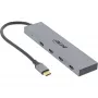 InLine USB 3.2 Gen.2 jaotur (10 Gb/s), 4 port USB-C, OTG, alumiiniumkorpus