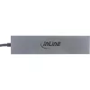 InLine USB 3.2 Gen.2 jaotur (10 Gb/s), 4 port USB-C, OTG, alumiiniumkorpus