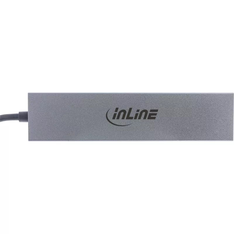 InLine USB 3.2 Gen.2 jaotur (10 Gb/s), 4 port USB-C, OTG, alumiiniumkorpus