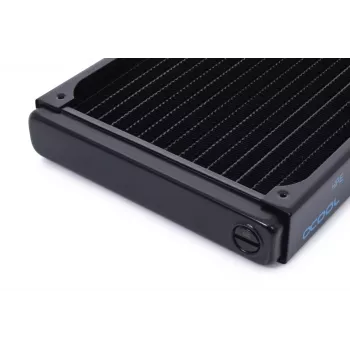Radiaator Alphacool 14470 messingist vasest terasest must 144mm x 173,5mm x 30mm