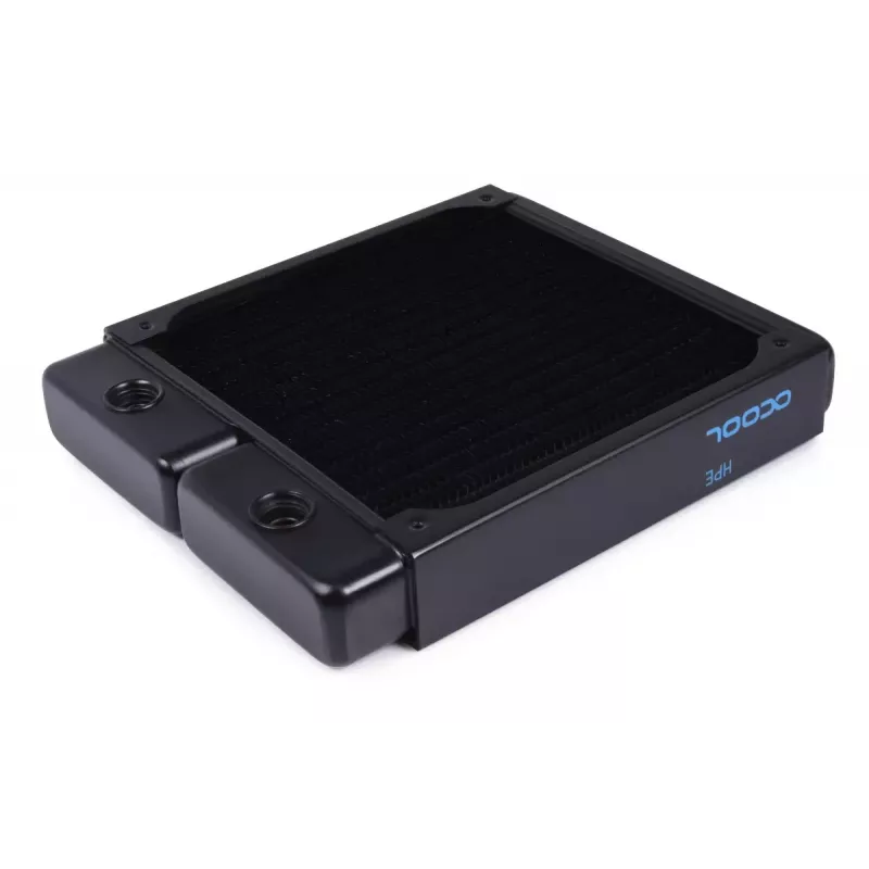 Radiaator Alphacool 14470 messingist vasest terasest must 144mm x 173,5mm x 30mm