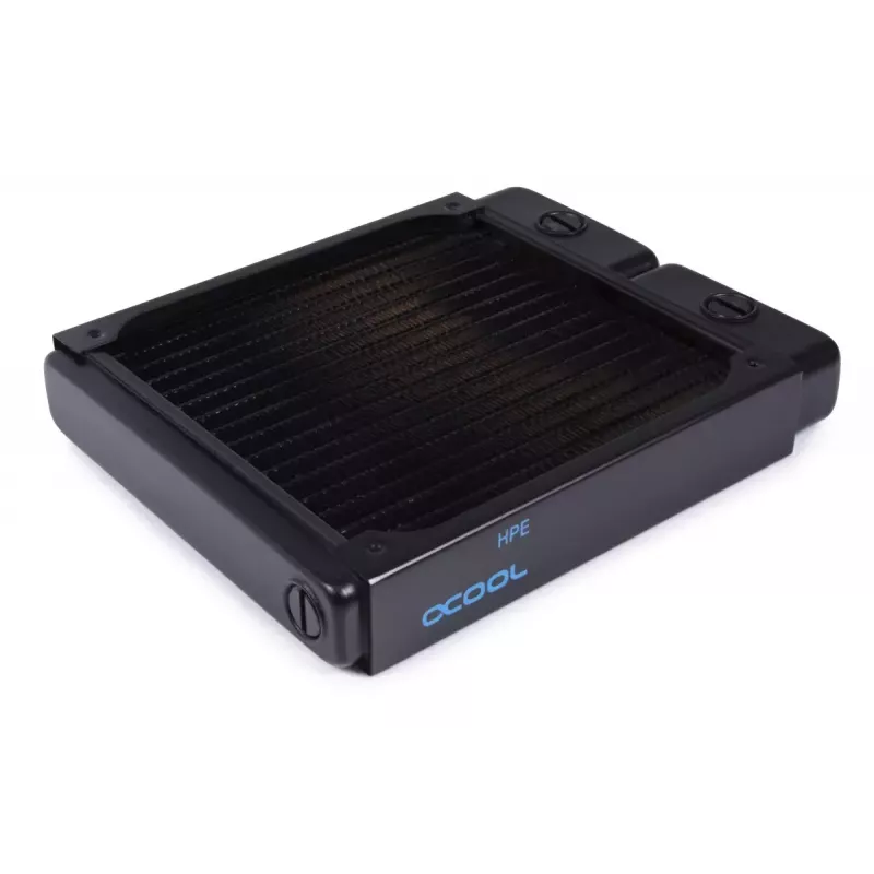 Radiaator Alphacool 14470 messingist vasest terasest must 144mm x 173,5mm x 30mm