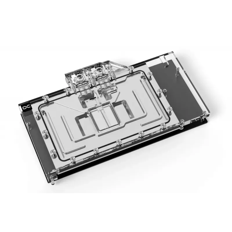 Veeblokk + tagumine plaat Alphacool Eisblock Aurora Acryl Alumiinium Vask Läbipaistev