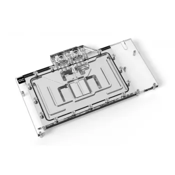 Veeblokk + tagumine plaat Alphacool Eisblock Aurora Acryl Alumiinium Vask Läbipaistev