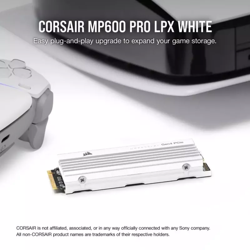 SSD-ketas Corsair 2 TB M.2 PCI Express 4.0 MP600 PRO LPX