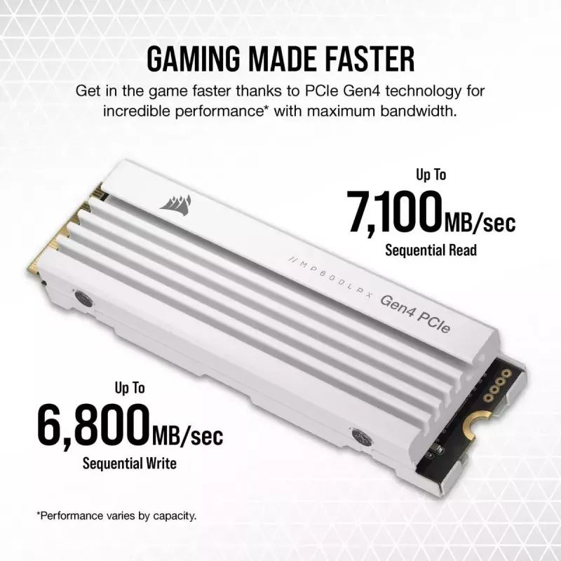 SSD-ketas Corsair 2 TB M.2 PCI Express 4.0 MP600 PRO LPX
