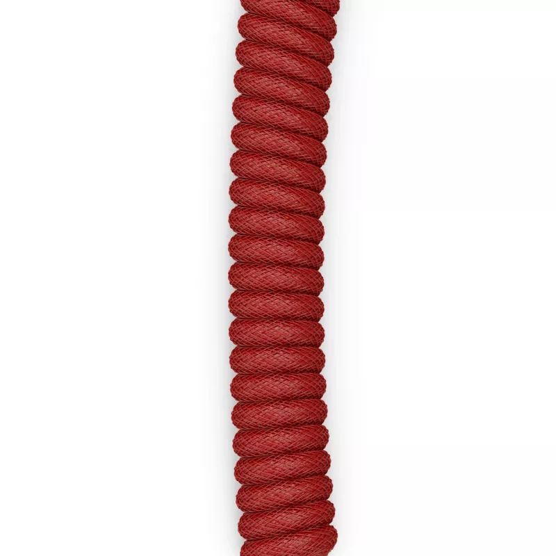 Keerdunud USB-kaabel GLORIOUS GMMK Crimson Red jaoks — eemaldatav klaviatuurikaabel, keerdunud disain